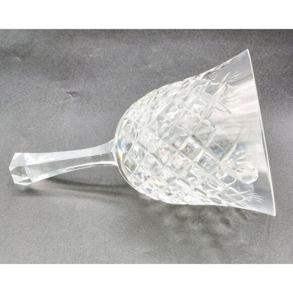 Bell Glass Diamond Cut Pattern Vintage 6 Inch Musical Decor Acrylic Bead Stone - Picture 13 of 16